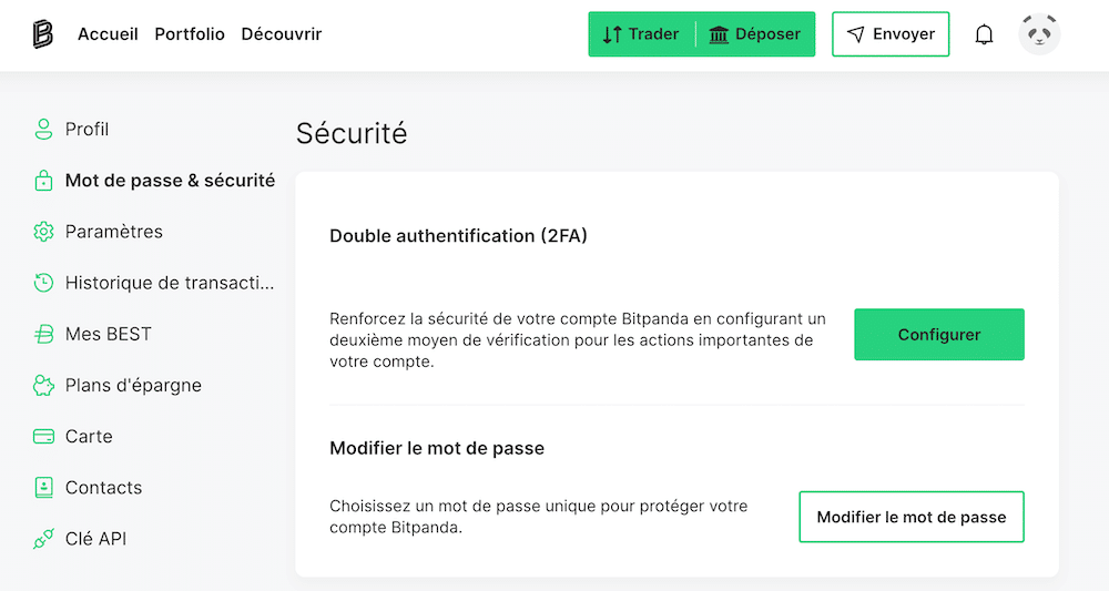 BitPanda Sécurité
