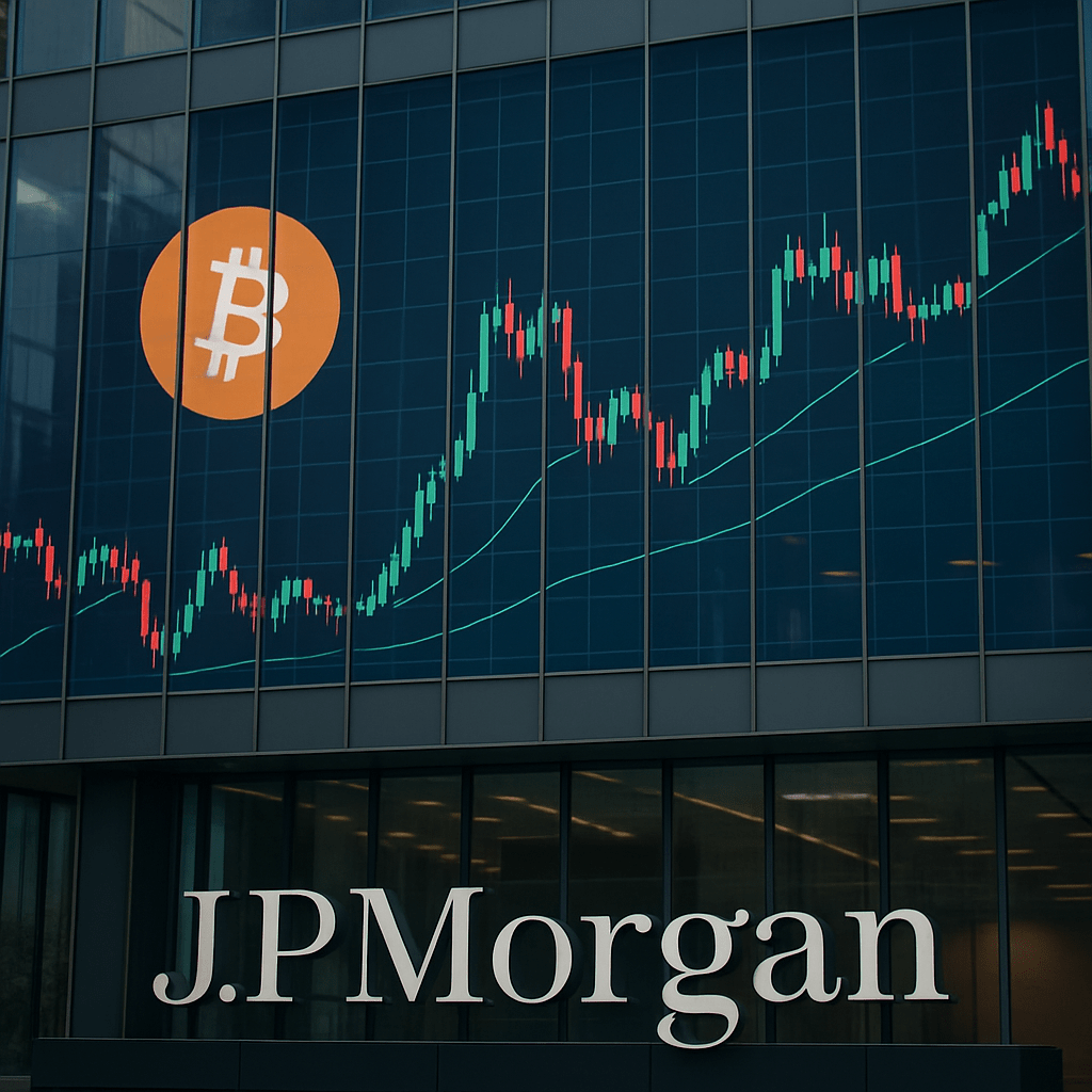 jpmorgan intègre le bitcoin dans sa stratégie avec un produit structuré associé à l'etf blackrock, marquant une nouvelle étape dans l'adoption des cryptomonnaies par les grandes institutions financières.